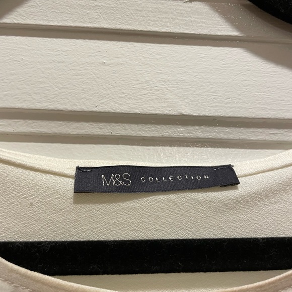 Long top M&S, painted silk, US size 10 - Picture 4 of 7